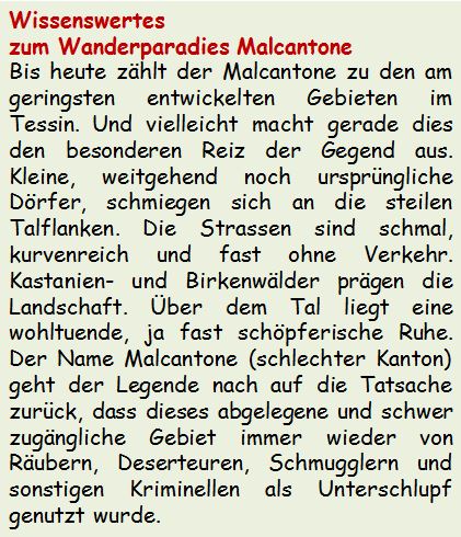 Das Wanderparadies Malcantone im Tessin lädt mit seinem besonderen Reiz ein