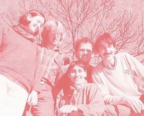 Gründer vom Feuervogel 1996: von Links                  Katharina und Arthur Elmler, Christoph Lang, Barbara Kessler und Didier Moser