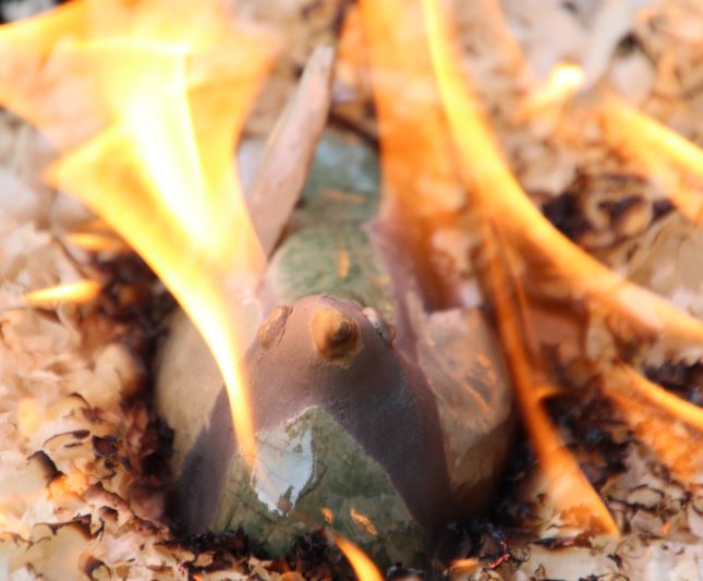 Tonfeuervogel vom grossen Erlebnis-Elemente-Feuervogelfest